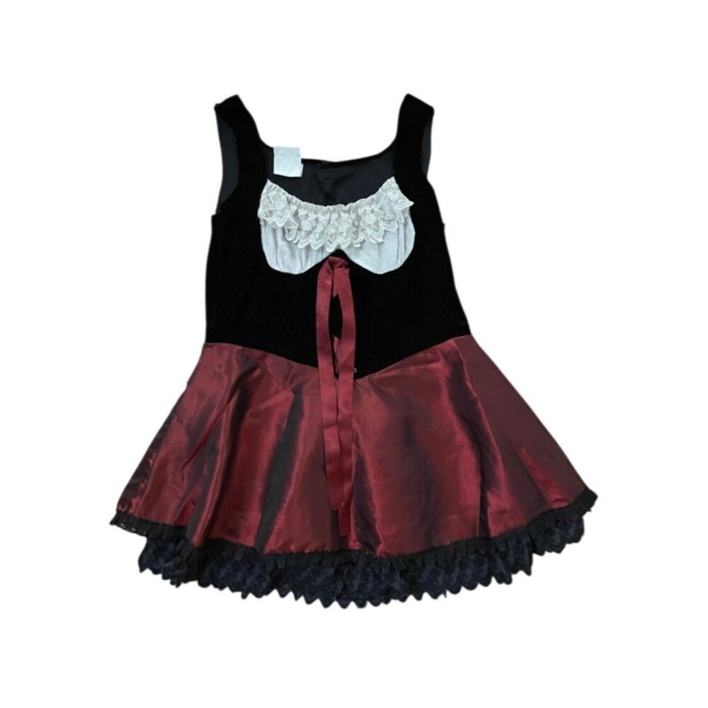 Fun World Halloween Gothic Barmaid Costume Dress Womens S/M 2-8 Vampire
